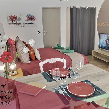 Apartamento Studio Tout Confort, Terrasse, Calme Moustiers #7 Exterior foto