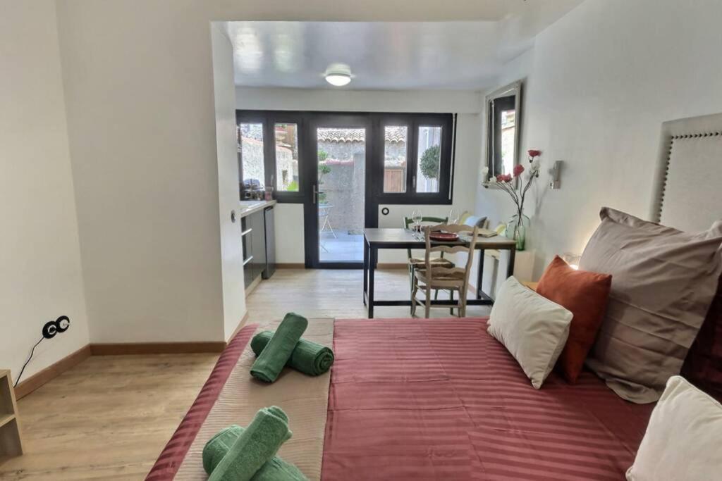Apartamento Studio Tout Confort, Terrasse, Calme Moustiers #7 Exterior foto